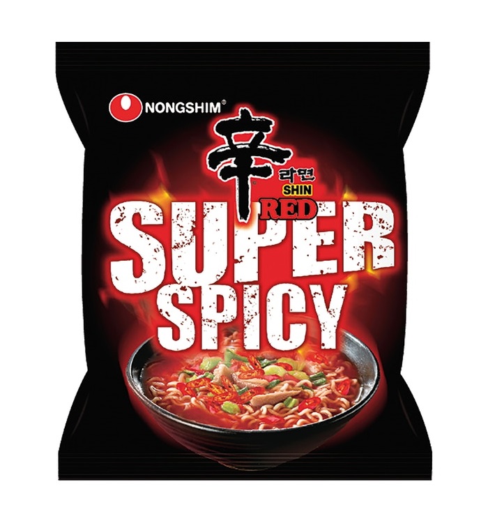 Zuppa di noodles istantanea ShinRed Super Spicy -Nong Shim 120g.